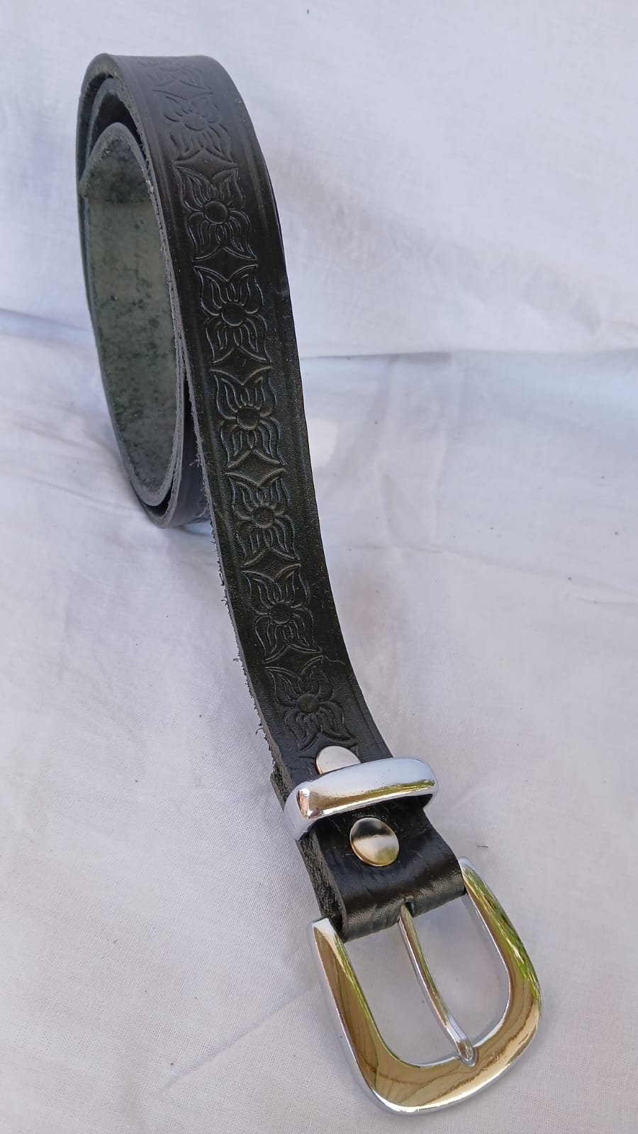 Cinturón Vaqueta Grabado
