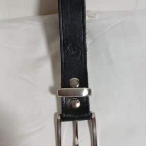 Cinto de vaqueta negra