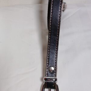 Cinturón Negro Vaqueta