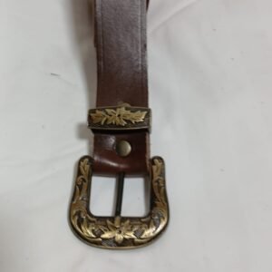 Cinturón Vaqueta  Marrón